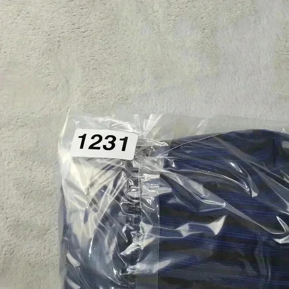 Bugatchi Shaped Fit Flip Cuff Button Up Shirt Men's Size XXL Purple Striped - Picture 8 of 8